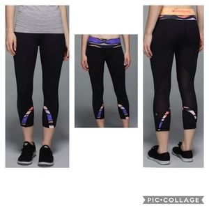 lululemon run inspire crop bleacher waist band